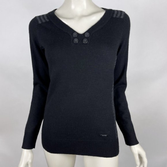 Smartwool Piney Lake Henley Merino Wool Sweater Women S EUC Long Sleeve Pullover - Picture 1 of 11